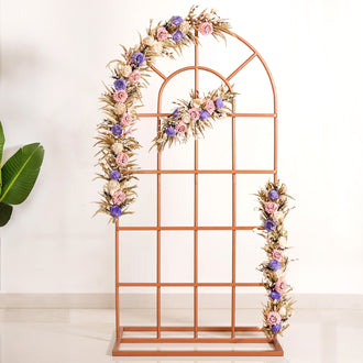 Bronze Arch Window Metal Backdrop Frame With Decorations 42 InchBronze Arch Window Frame, Metal Backdrop Decorations, Decorative Arch Frame, Bronze Window Decor, Arch Frame with Embellishments