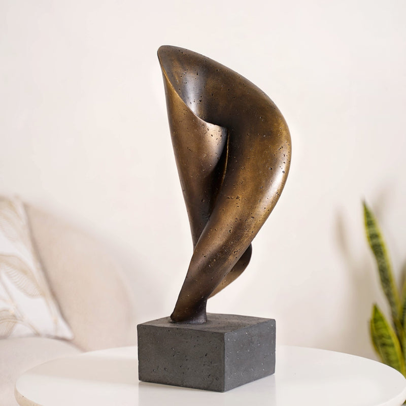 Bronze Flow Resin Accent