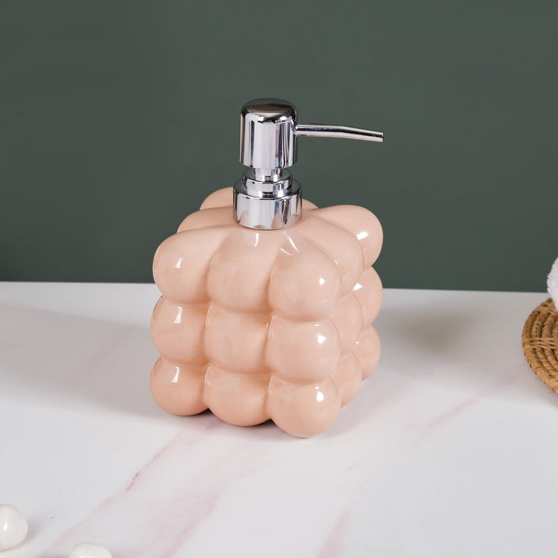 Bubble Design Soap Dispenser Beige 520ml