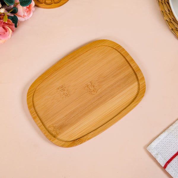 Blanca Rectangular Wooden Butter Dish With Ceramic Lid