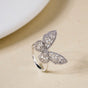 Butterfly Statement Ring Silver