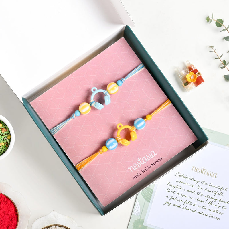 Funky Beats Rakhi Gift Set
