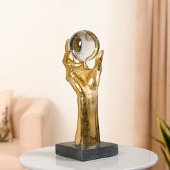 Caddie Hand With Crystal Ball Accent