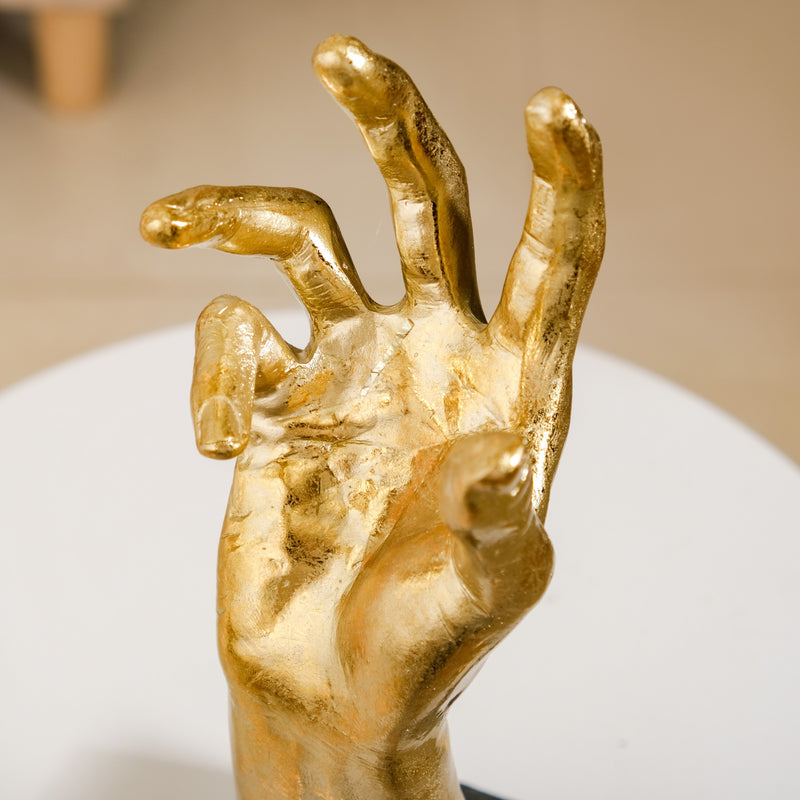 Caddie Hand With Crystal Ball Accent