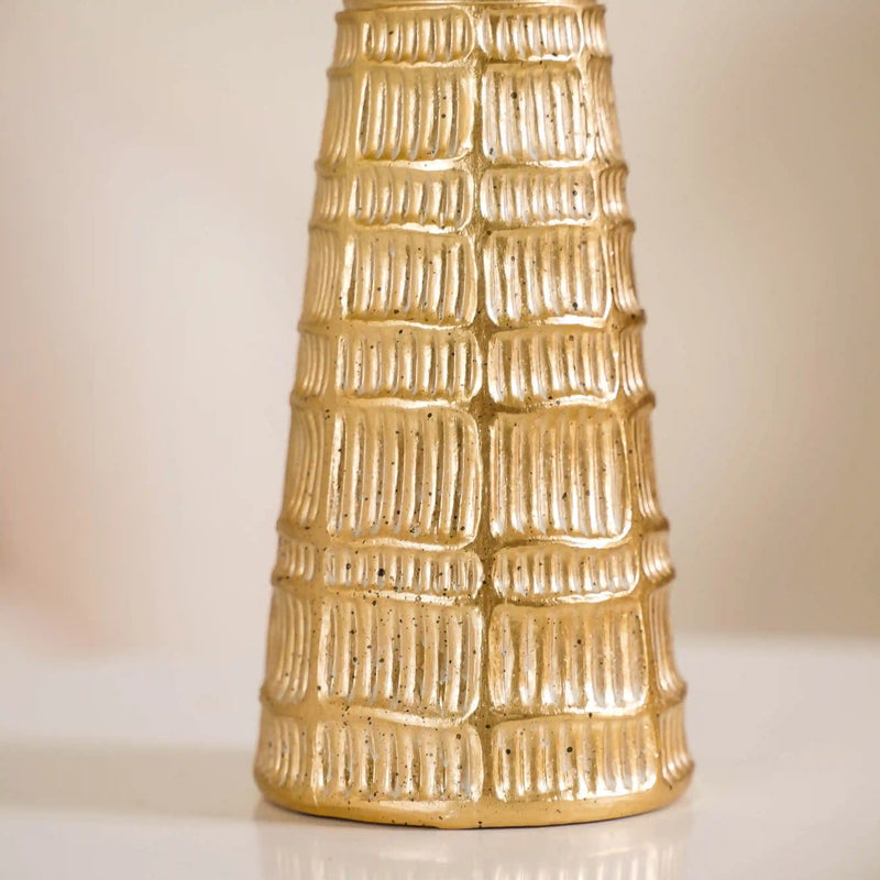 Golden Glow Candle Holder - gold candle holder, decorative candle holder, modern candle decor, home accessories