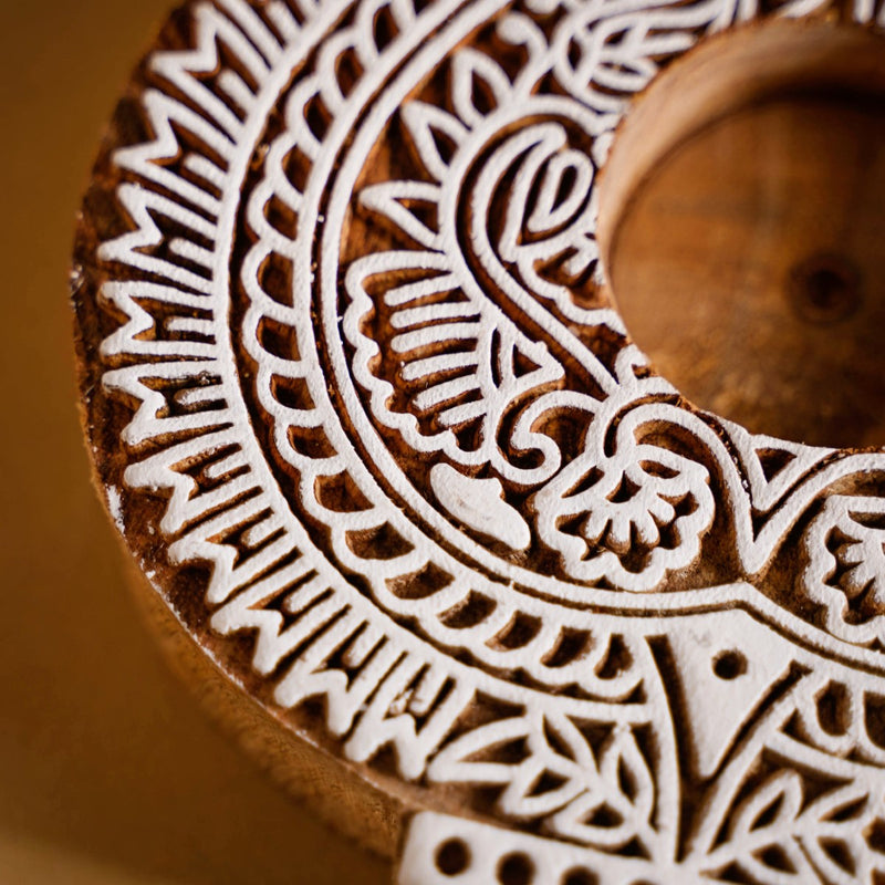 Spade Shape Decorative Candle Holder Set Of 2