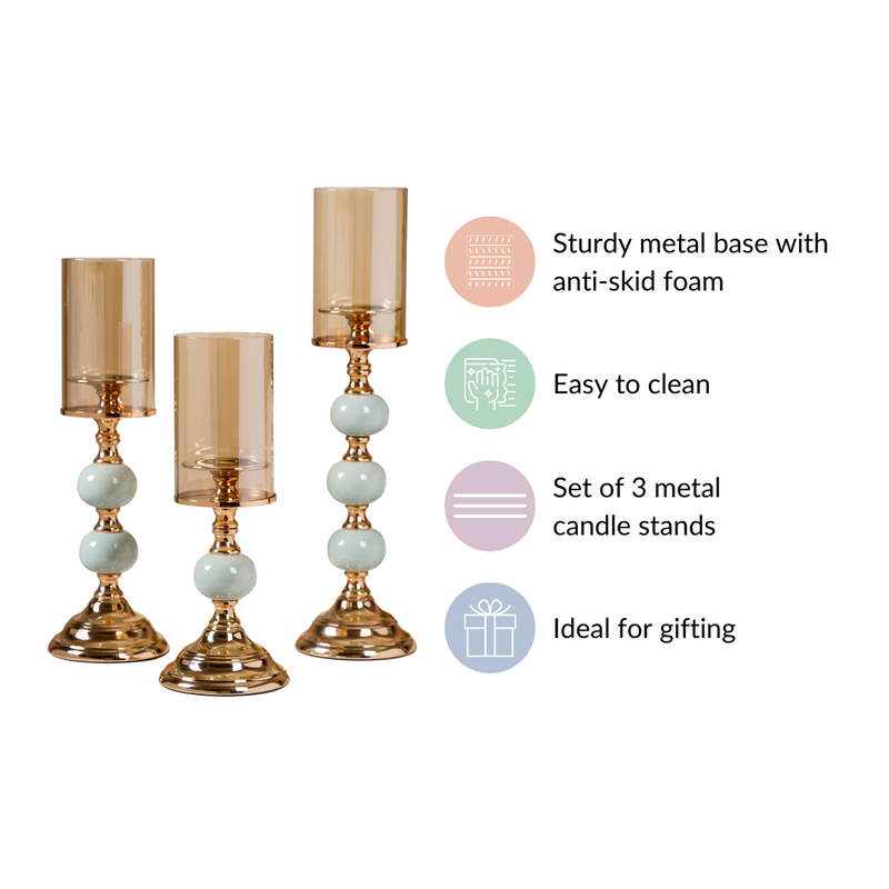 Decor Votive Candle Holder Set of 3- Decor Votive Holders, Set of 3 Candle Holders, Decorative Votive Holders, Votive Candle Set