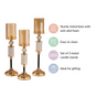 Tall Luxury Floor Candle Holder Set Of 3