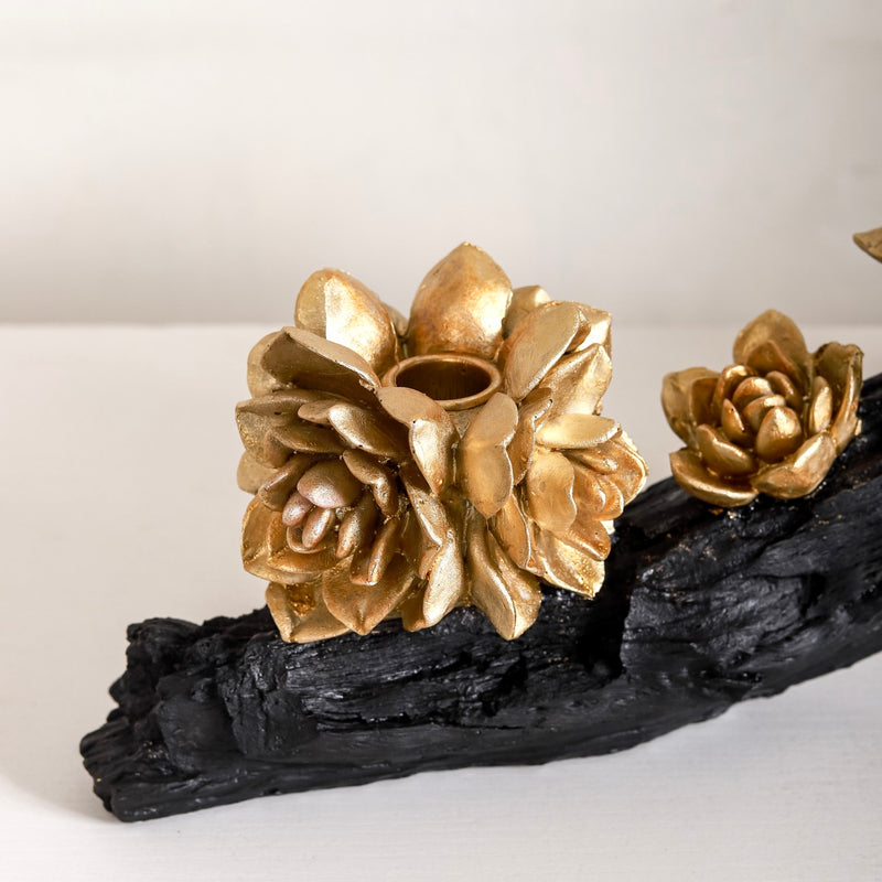 Blooming Branch Candle Stand- Decorative candle decor, elegant candle stands, modern candle holders, glass candle displays