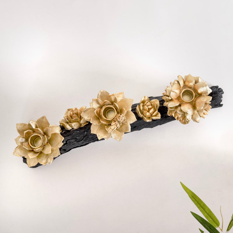 Blooming Branch Candle Stand- Decorative candle decor, elegant candle stands, modern candle holders, glass candle displays