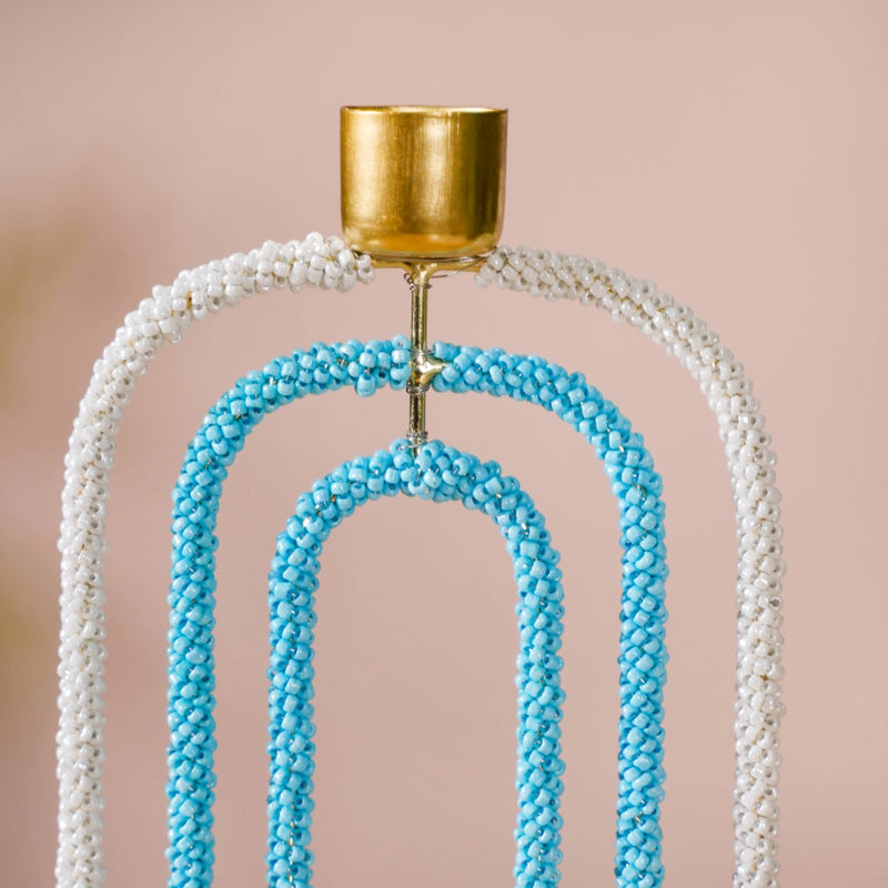 Embellished Candle Stand For Home Decor- Embellished Candle Stand, Home Decor Candle Holder, Decorative Candle Stand, Elegant Candle Decor