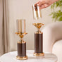 Set Of 2 Luxury Pillar Candle Holder