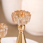 Star Crystal Gold Candle Holder Set Of 2