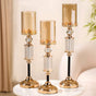 Tall Luxury Floor Candle Holder Set Of 3