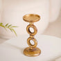 Eternal 2 Ring Candle Stand Gold