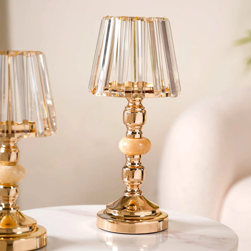 Lamp Shade Candle Holder Stand Set Of 2