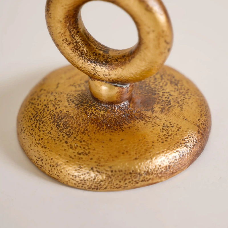 Eternal 3 Ring Candle Stand Gold