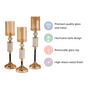 Tall Luxury Floor Candle Holder Set Of 3