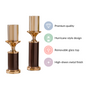 Set Of 2 Luxury Pillar Candle Holder