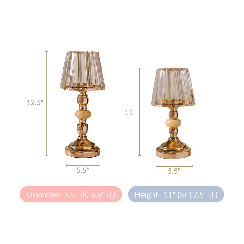 Lamp Shade Candle Holder Stand Set Of 2