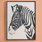 Zebra Design Canvas Wall Art Set Of 2 23x17 Inch