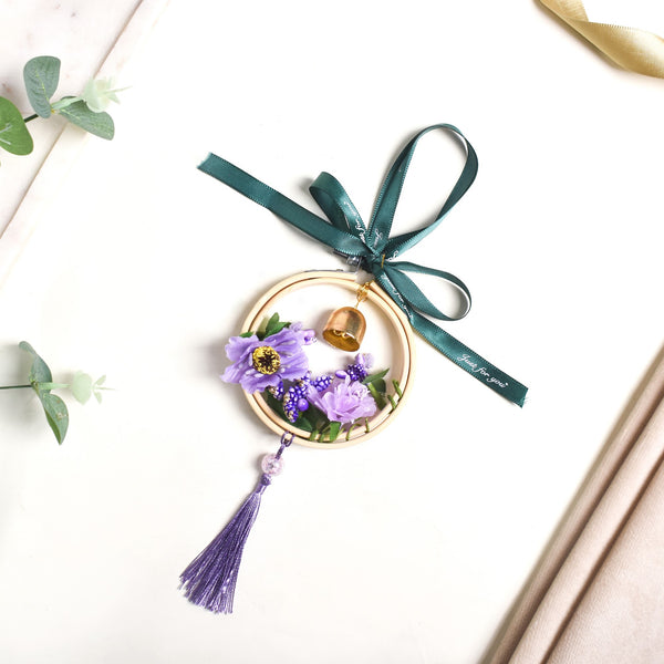 Stylish Lavender DIY Hanging Car Charm