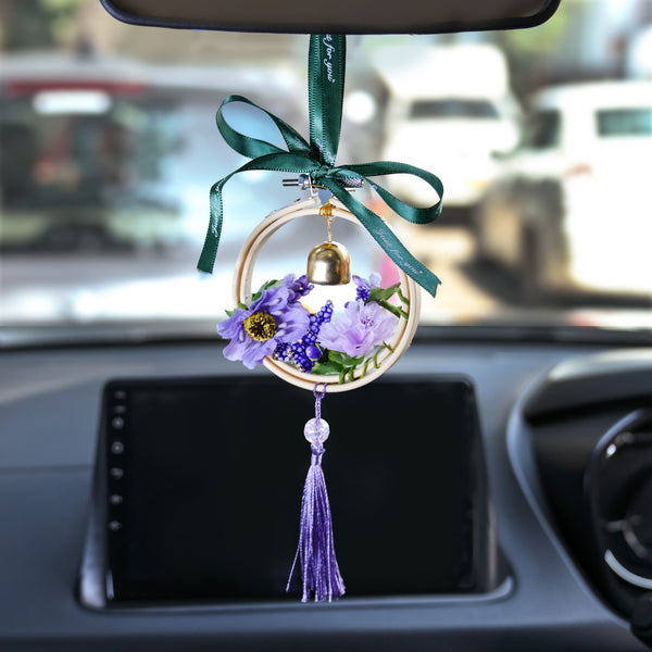 Stylish Lavender DIY Hanging Car Charm