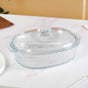 Fluted Glass Casserole Dish 1800ml