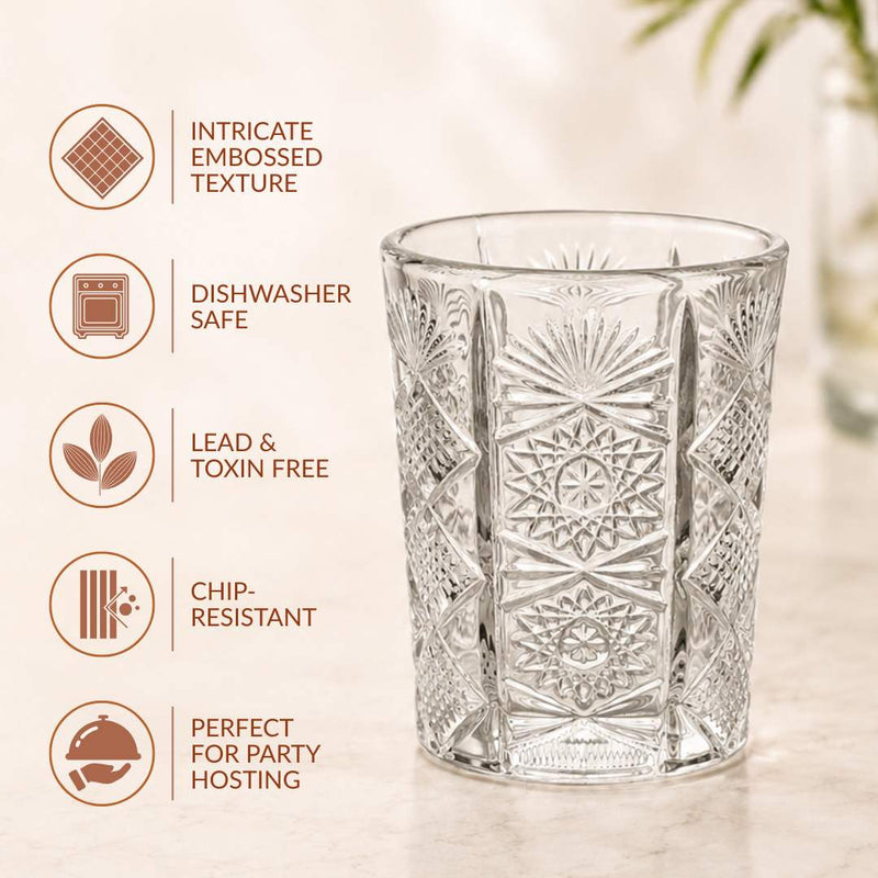 Celestial Cut Glass Shot Glass Set Of 12 55ml