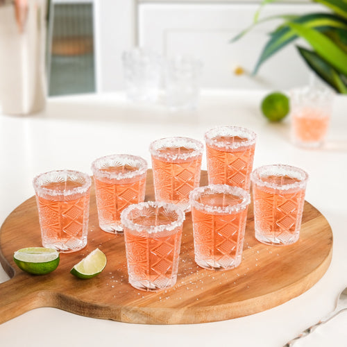 Celestial Cut Glass Shot Glass Set Of 12 55ml