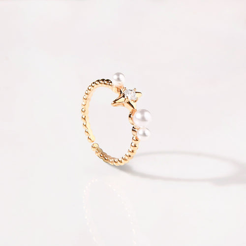 Celestial Harmony Gold Ring
