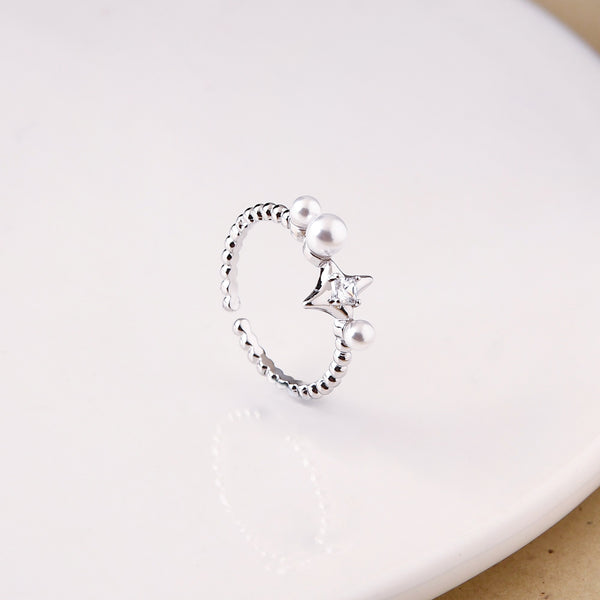 Celestial Harmony Silver Ring