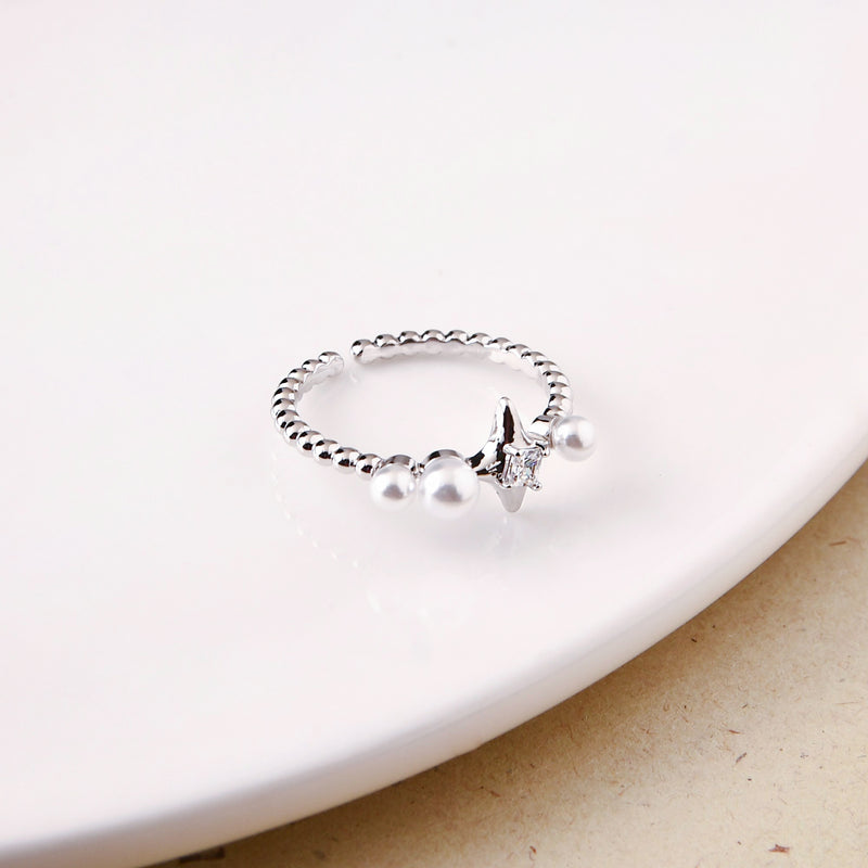 Celestial Harmony Silver Ring