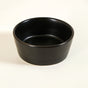 Set Of 2 Small Black Snack Bowls With Serving Tray 200ml