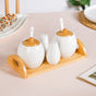 Ceramic Jar And Salt Pepper Shaker Set Of 5