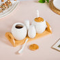 Ceramic Jar And Salt Pepper Shaker Set Of 5