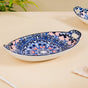 Set Of 2 Mandala Platters Peach And Blue