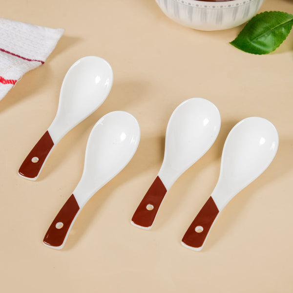 Dainty Dessert Bowl And Soup Spoon Set Of 8 250ml