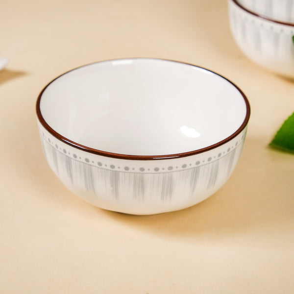 Dainty Dessert Bowl And Soup Spoon Set Of 8 250ml