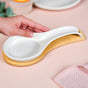Ceramic Spoon Rest With Stand