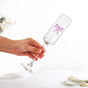 Champagne Flute Glass With 3D Pink Bow 200ml