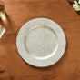 Silver Textured Charger Plate Set Of 6 13 Inch- Charger plates, decorative plates, plates set of 6, service plates, under plates