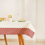 Checkered Border 6 Seater Table Cloth 203x152cm