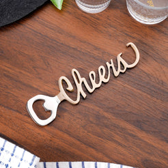 Cheers Stainless Steel Bottle Opener