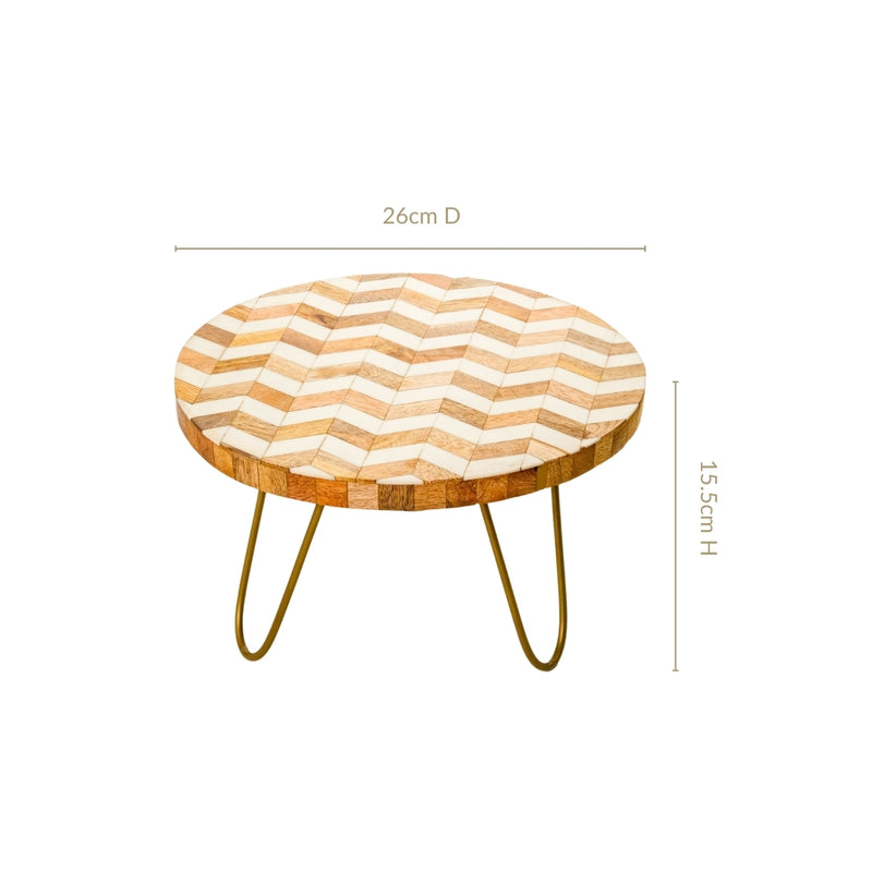 Chevron Wooden Riser