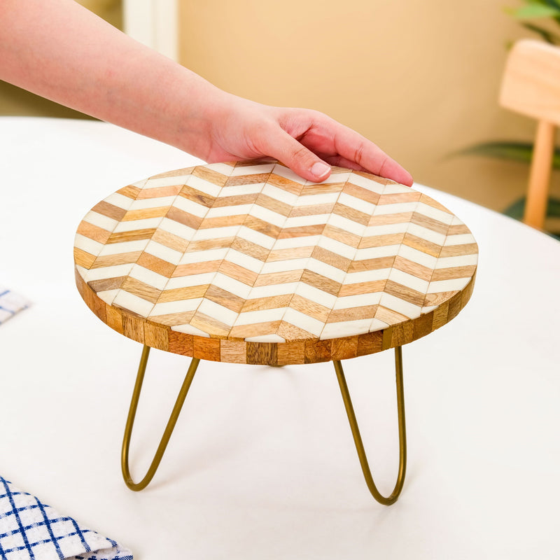 Chevron Wooden Riser