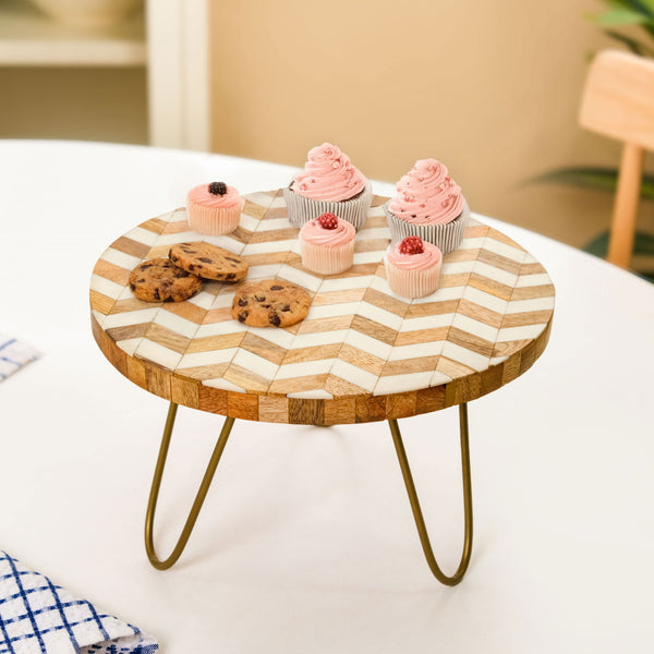 Chevron Wooden Riser