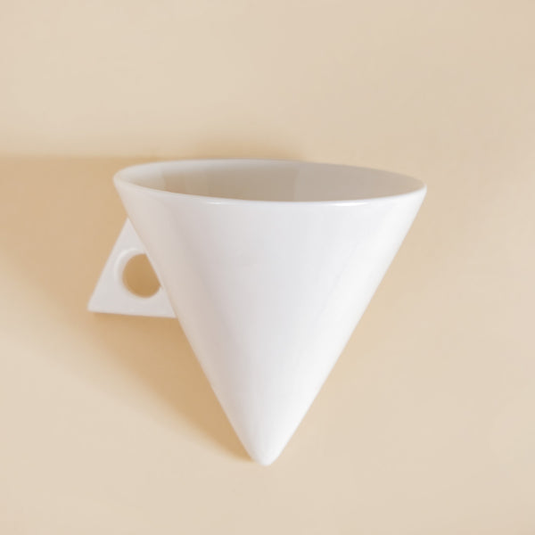 Conical Espresso Cup With Stand Set Of 2 90ml