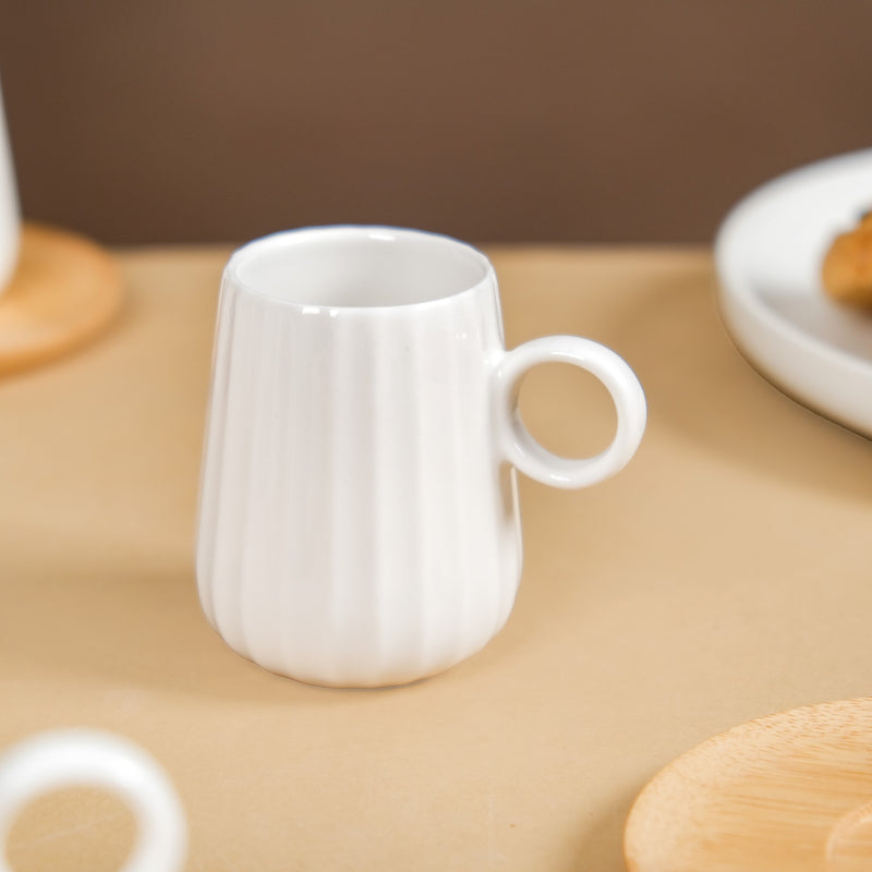 Chic Espresso Coffee Cup And Saucer Set Of 6 100ml