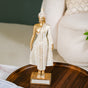 Gold Standing Buddha Decor Statue Large 16 Inch - large Buddha statue, gold Buddha decor, spiritual home accents, decorative statue for living room